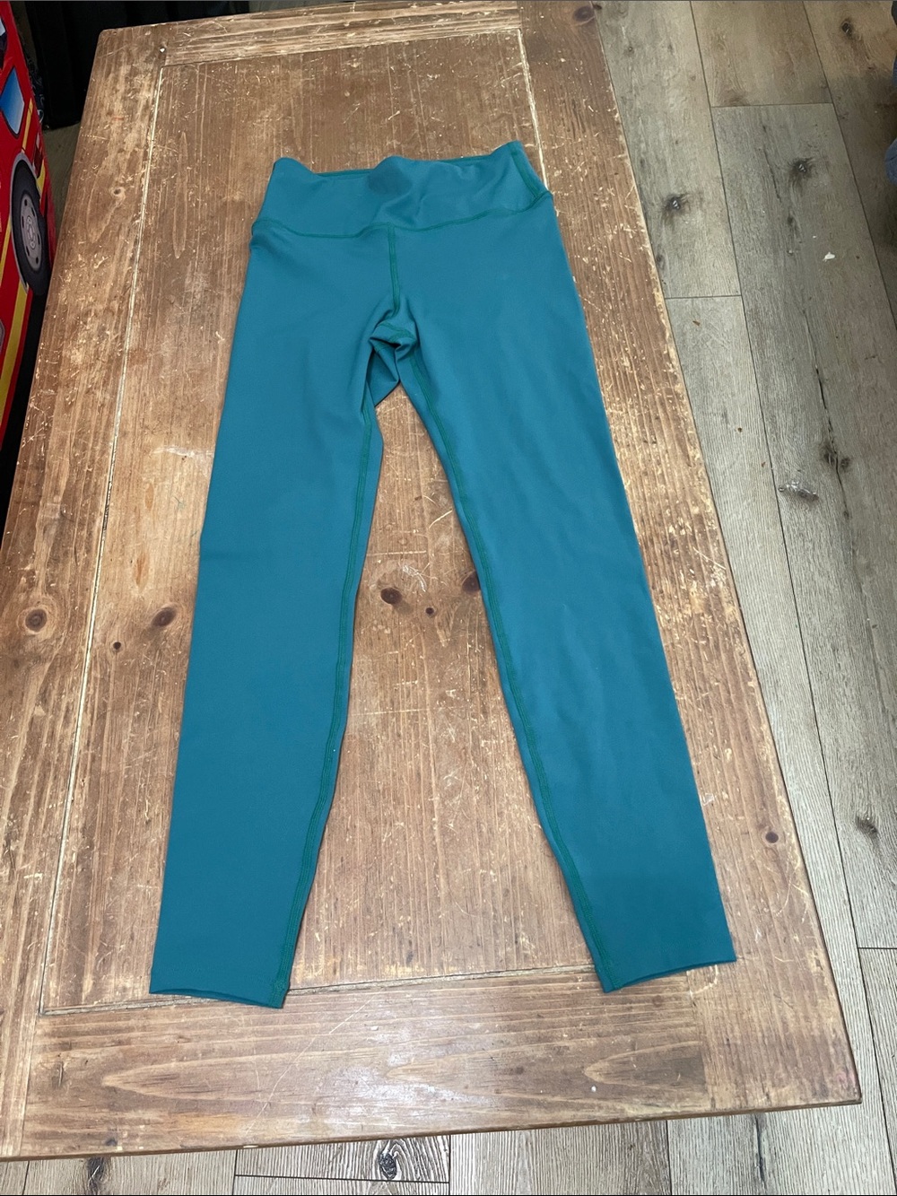 High-Waist Teal Women's Stretch Leggings